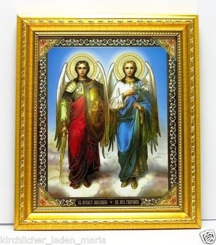 Icon Archangels Michael and Gabriel